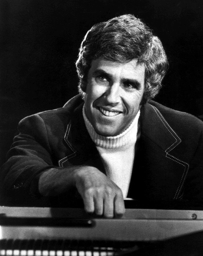 Burt Bacharach at the piano, 1972 publicity photo